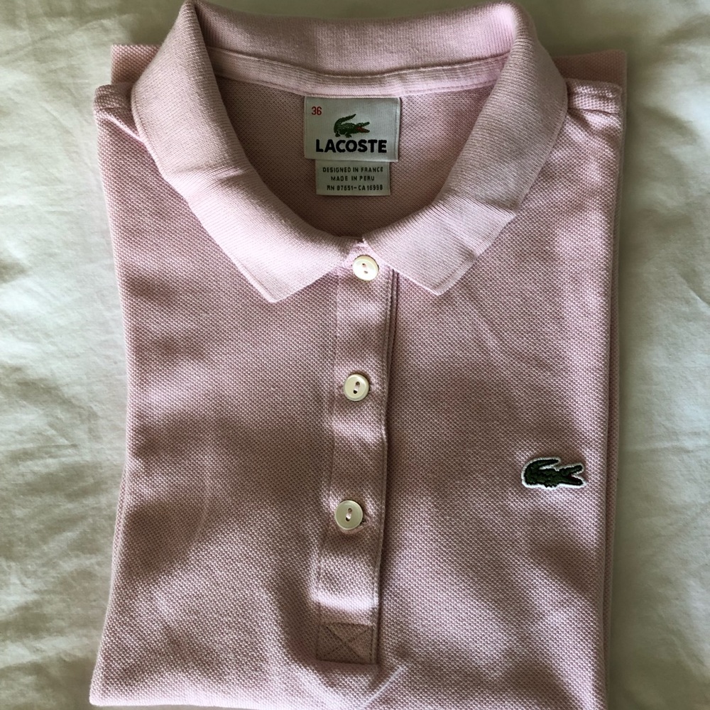 Lacoste Women’s Cotton Pique Polo Shirt 3 buttons